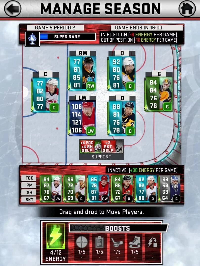 NHL Supercard screenshot 2