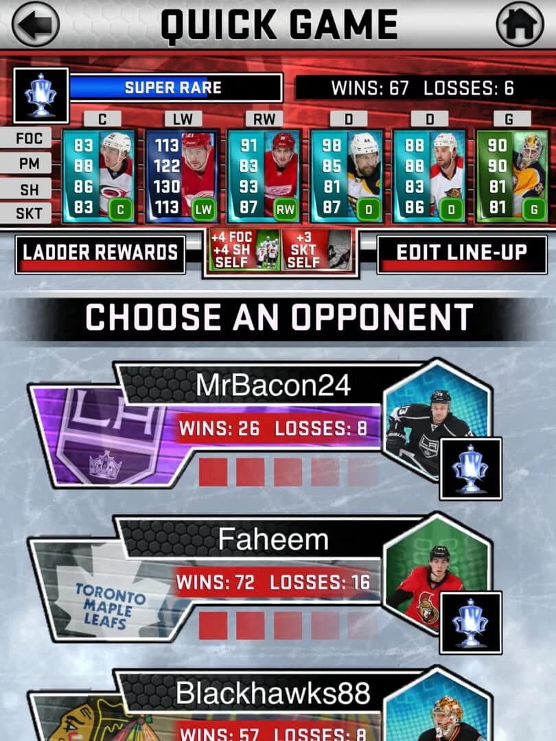 NHL Supercard screenshot 1