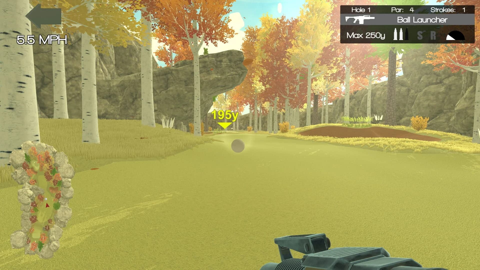 Nice Shot! The Gun Golfing Game screenshot 1