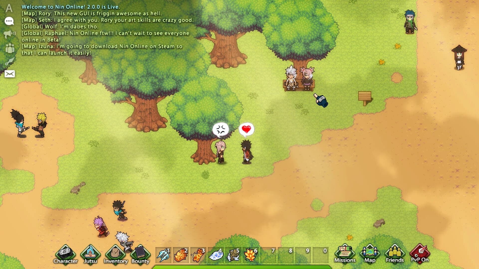 Nin Online screenshot 1