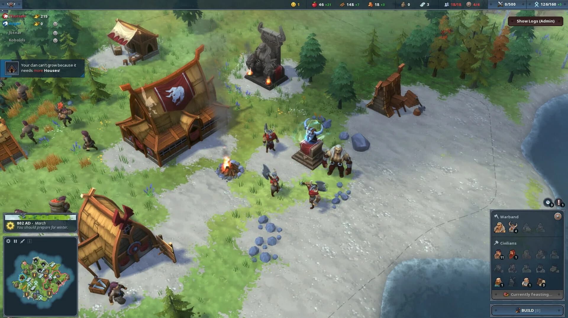 Northgard: Himminbrjotir, Clan of the Ox screenshot 3