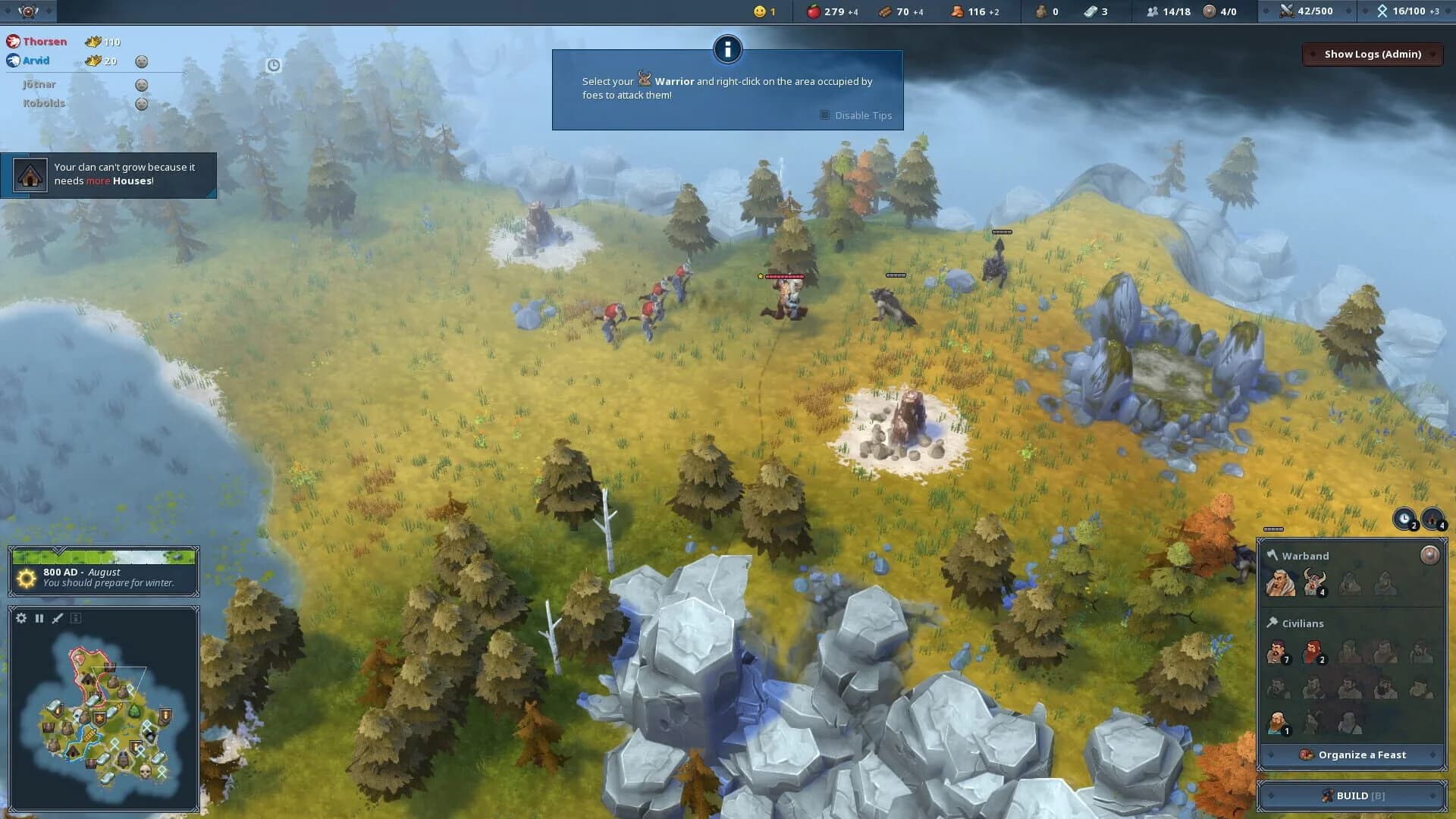 Northgard: Himminbrjotir, Clan of the Ox screenshot 5