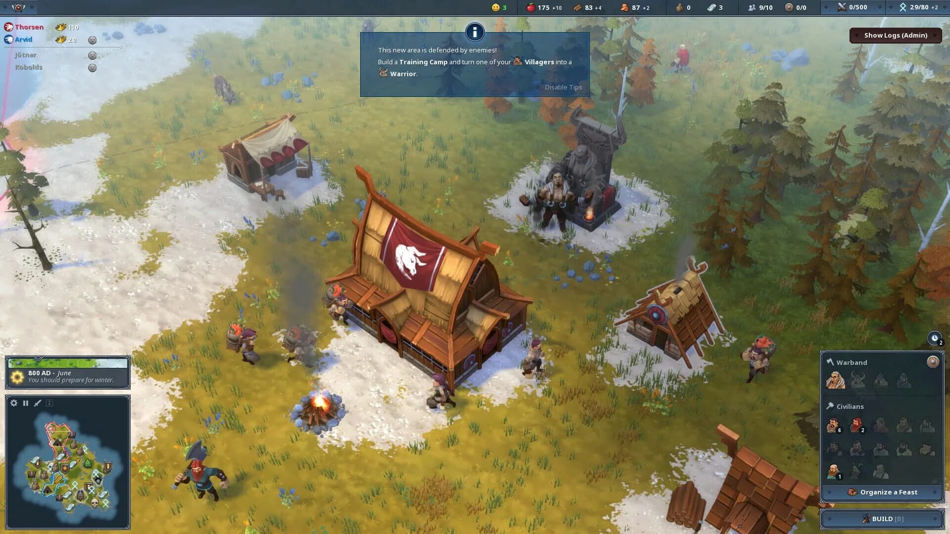Northgard: Himminbrjotir, Clan of the Ox screenshot 4