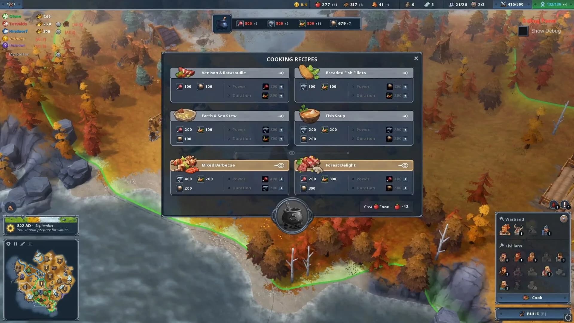 Northgard: Ratatoskr, Clan of the Squirrel screenshot 5