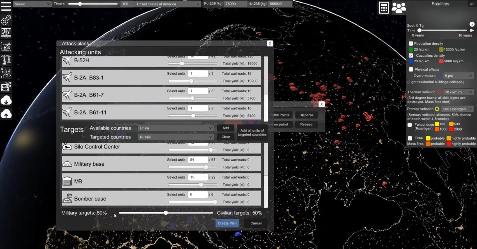 Nuclear War Simulator screenshot 4
