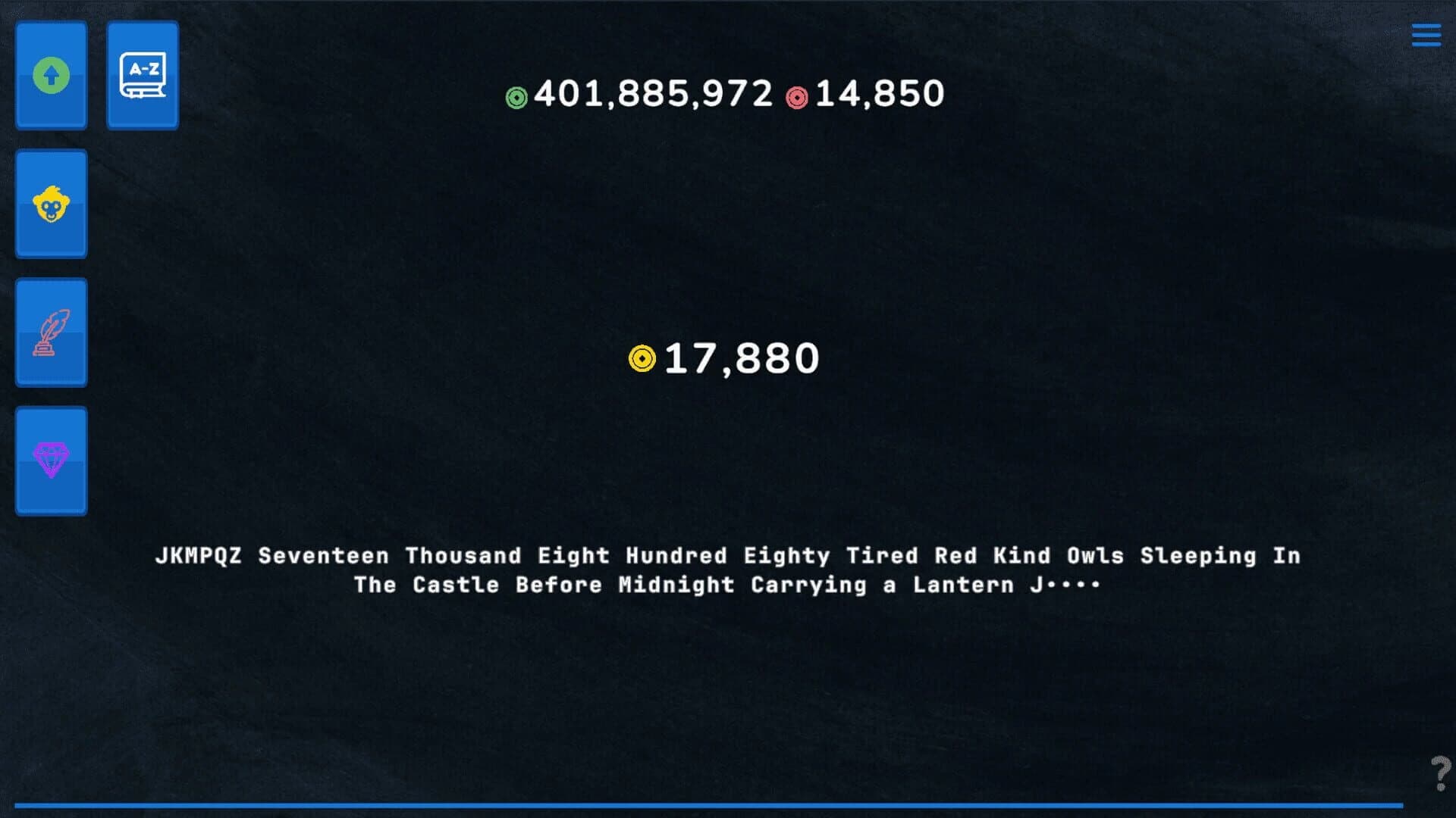 Numenclature screenshot 1