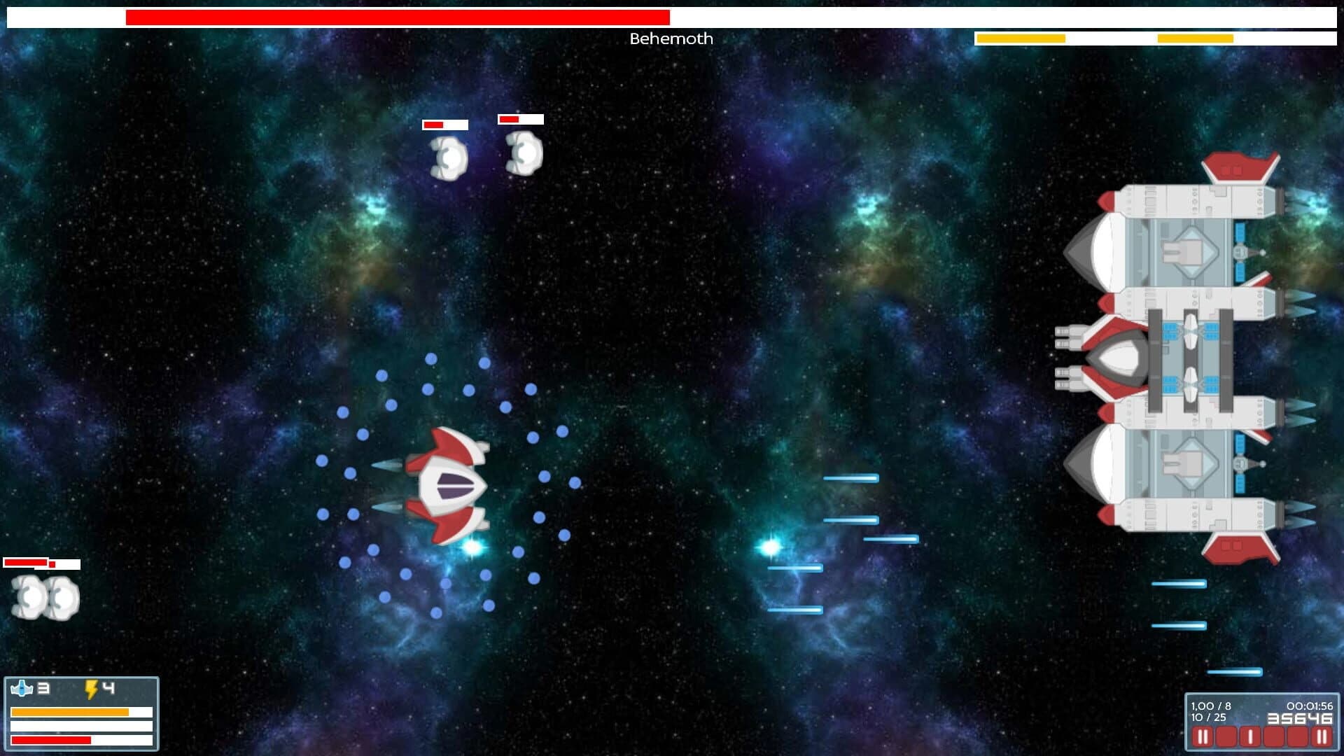 Nuts Space Shooter screenshot 2
