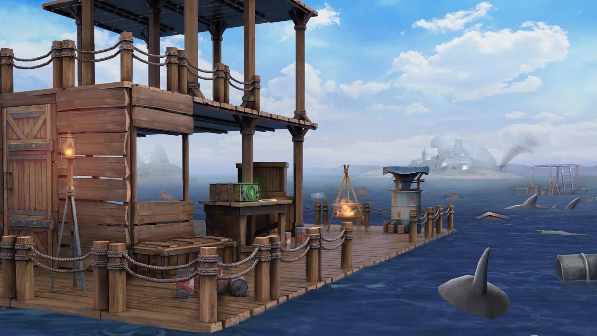 Ocean Nomad: Survival on Raft screenshot 3