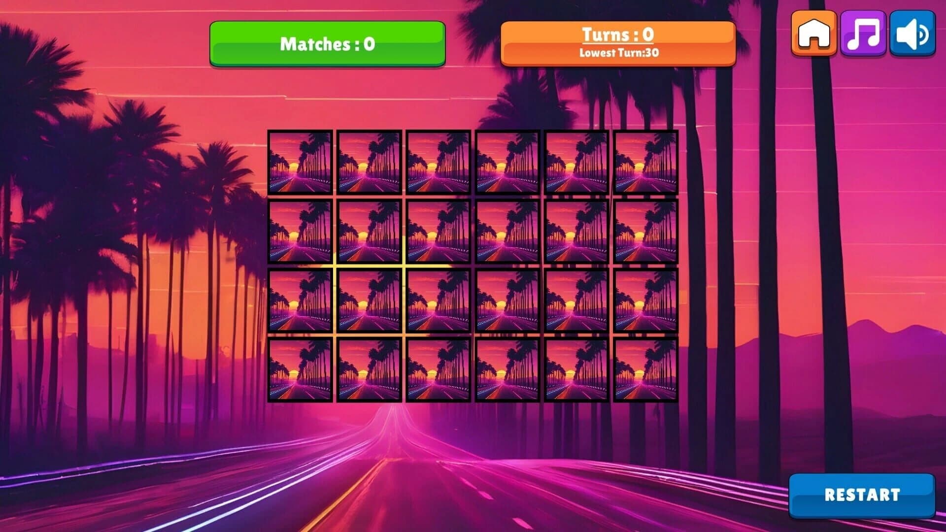 OG Memory: Synthwave Cars screenshot 4