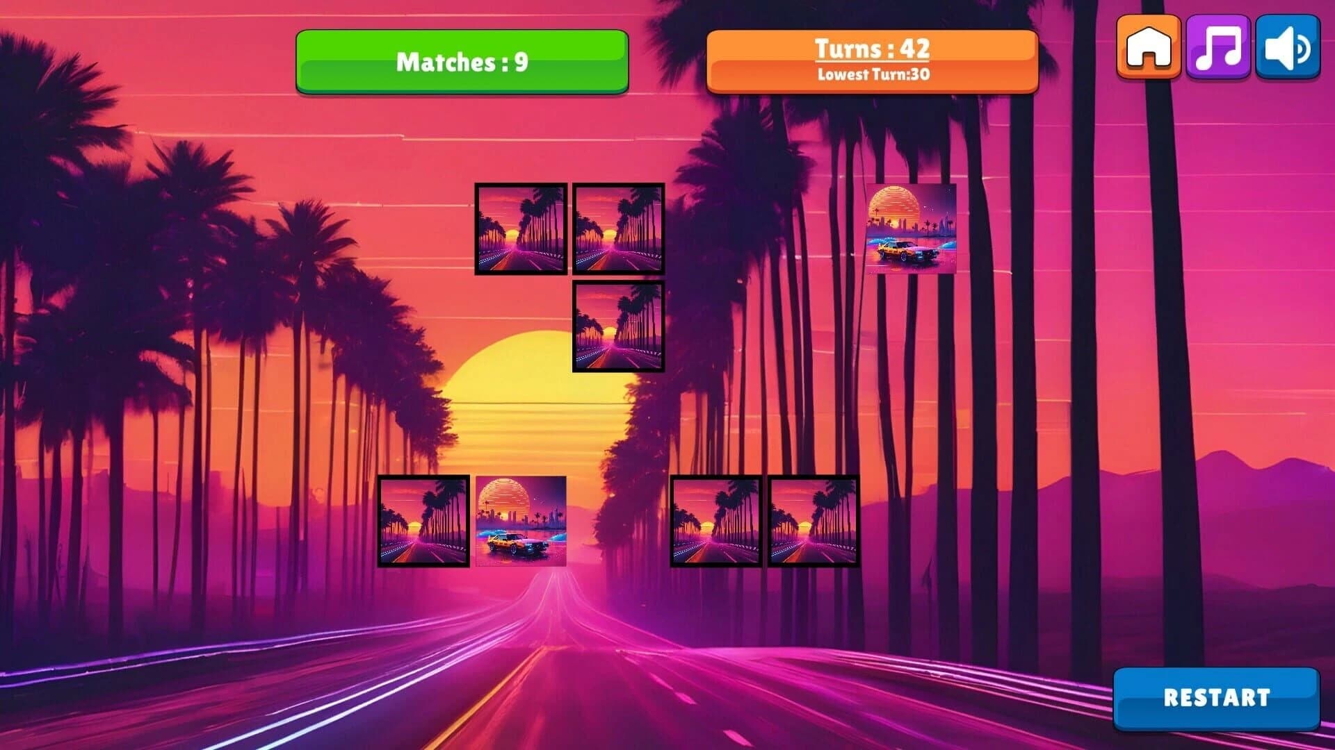 OG Memory: Synthwave Cars screenshot 5