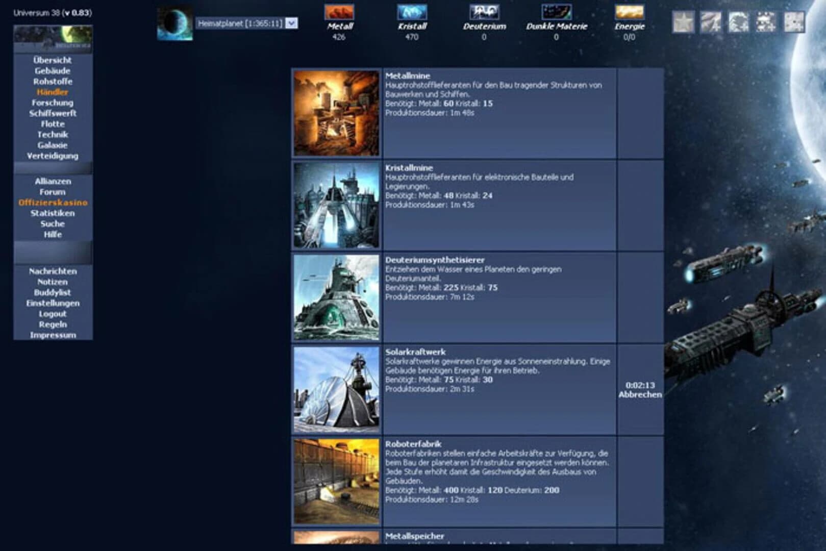 OGame screenshot 3