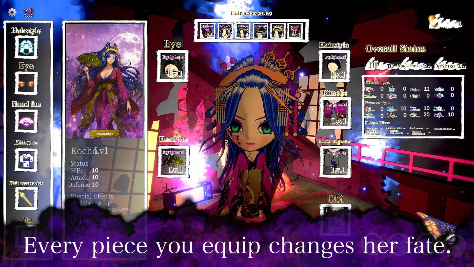 Oiran Survival: Edo Yokai Rush screenshot 2