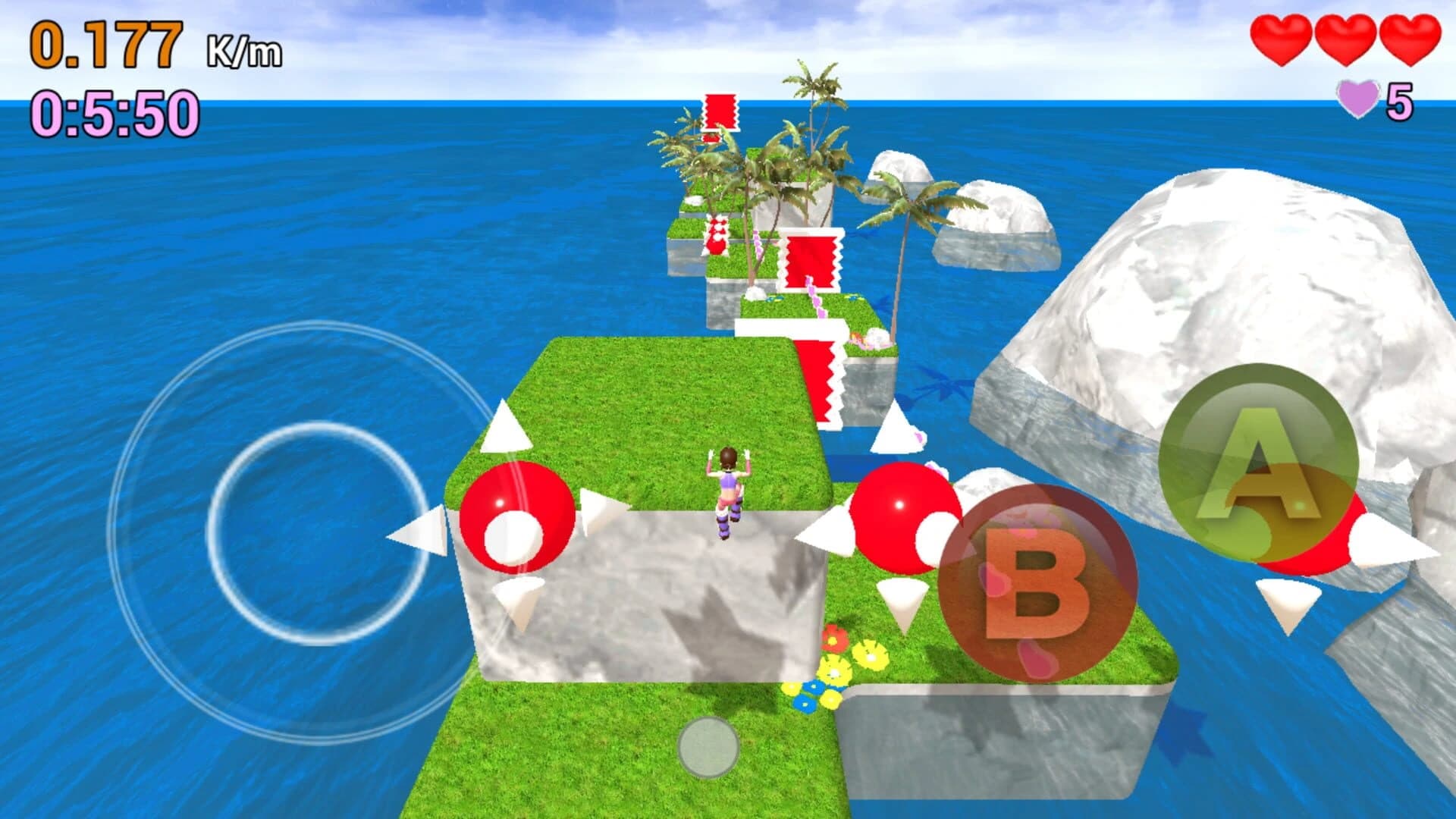 Okira GO - Endless 3D Platformer Runner screenshot 1