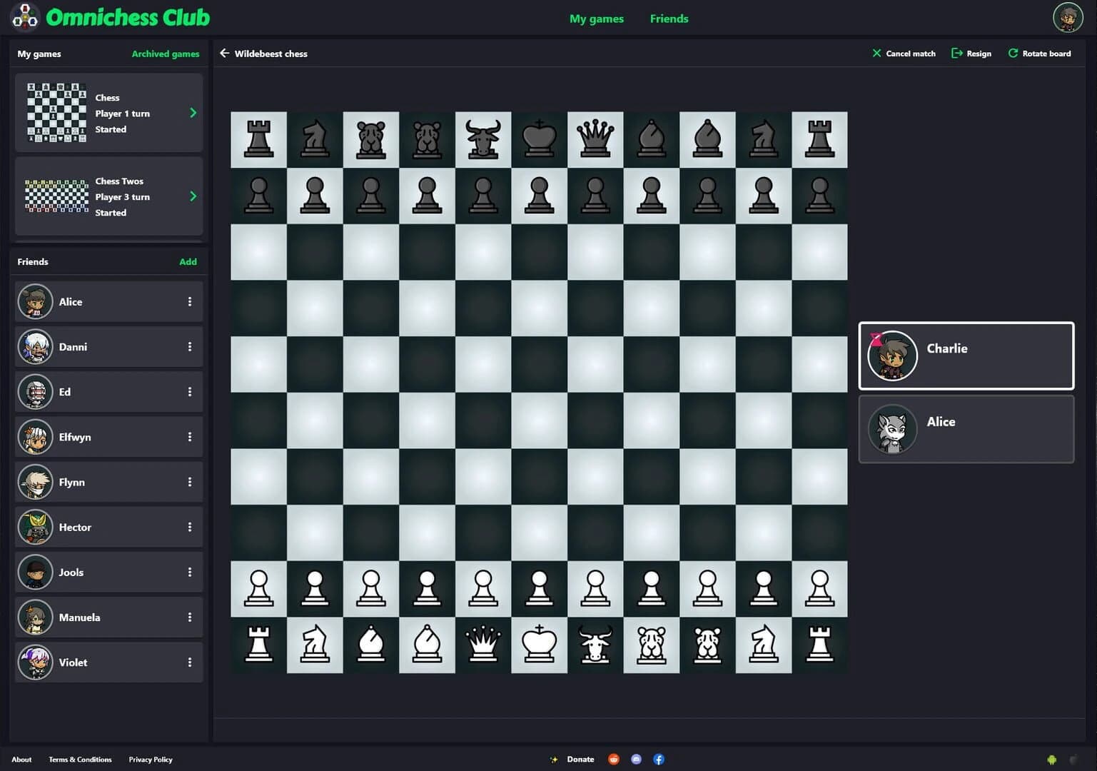 Omnichess screenshot 2