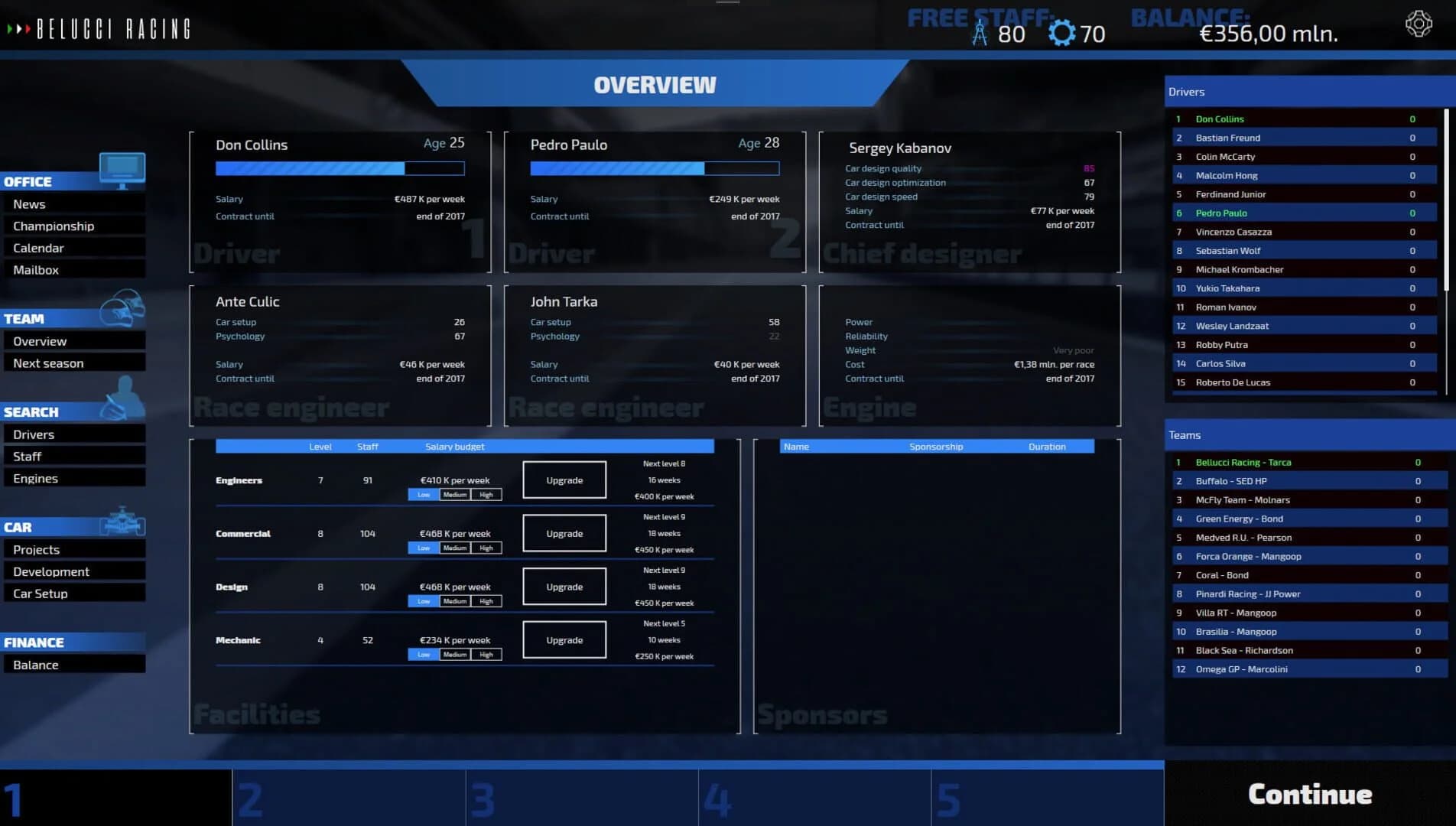 Open Wheel Manager screenshot 1