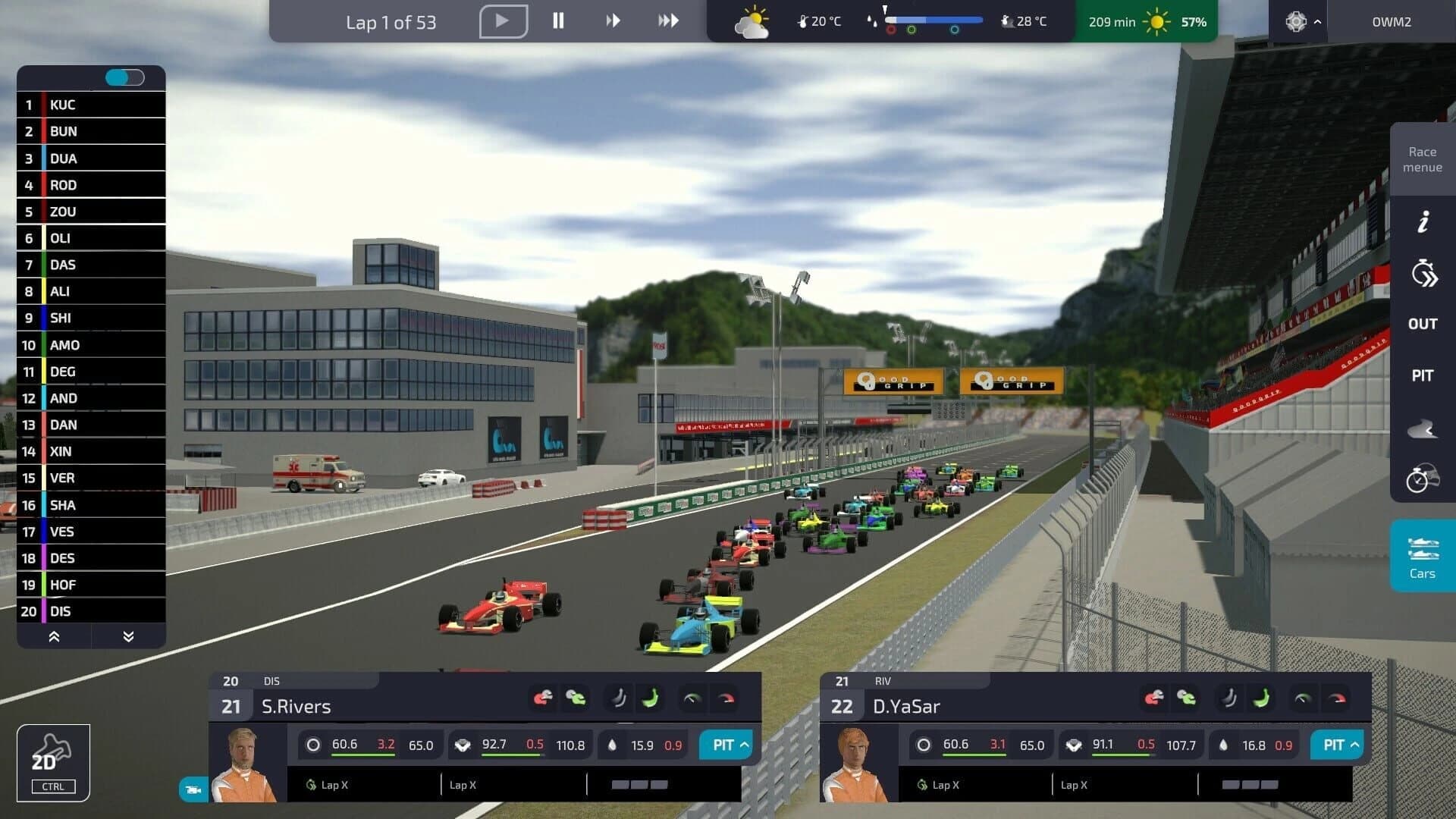 Open Wheel Manager 2 screenshot 2