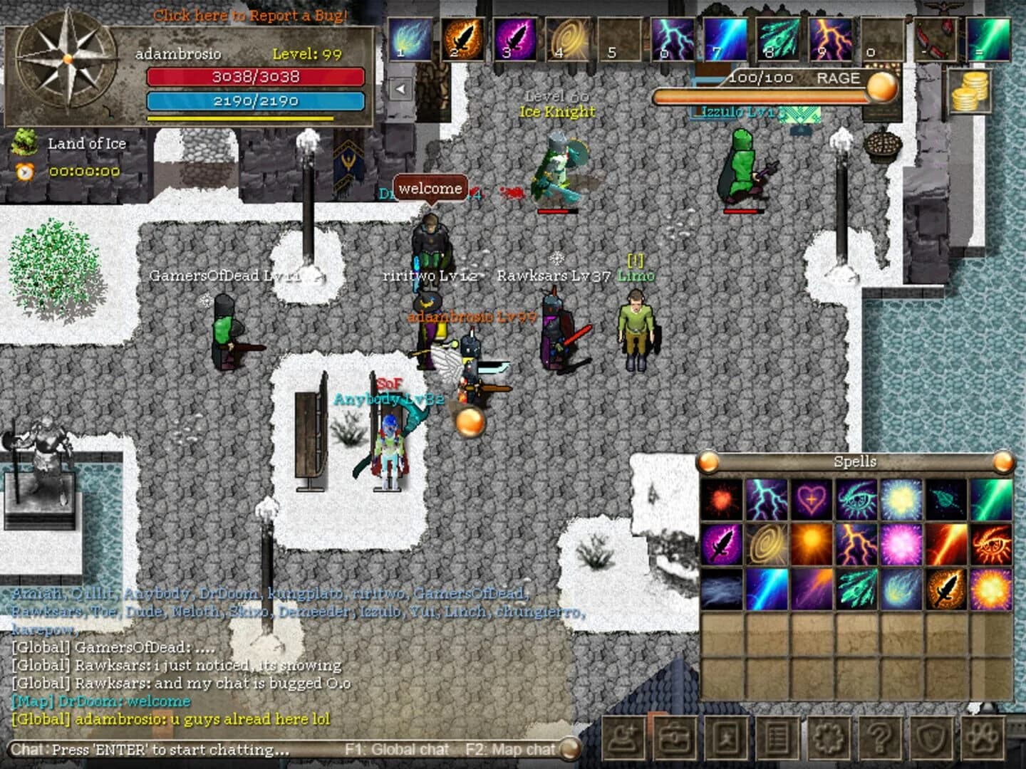Orake 2D MMORPG screenshot 4
