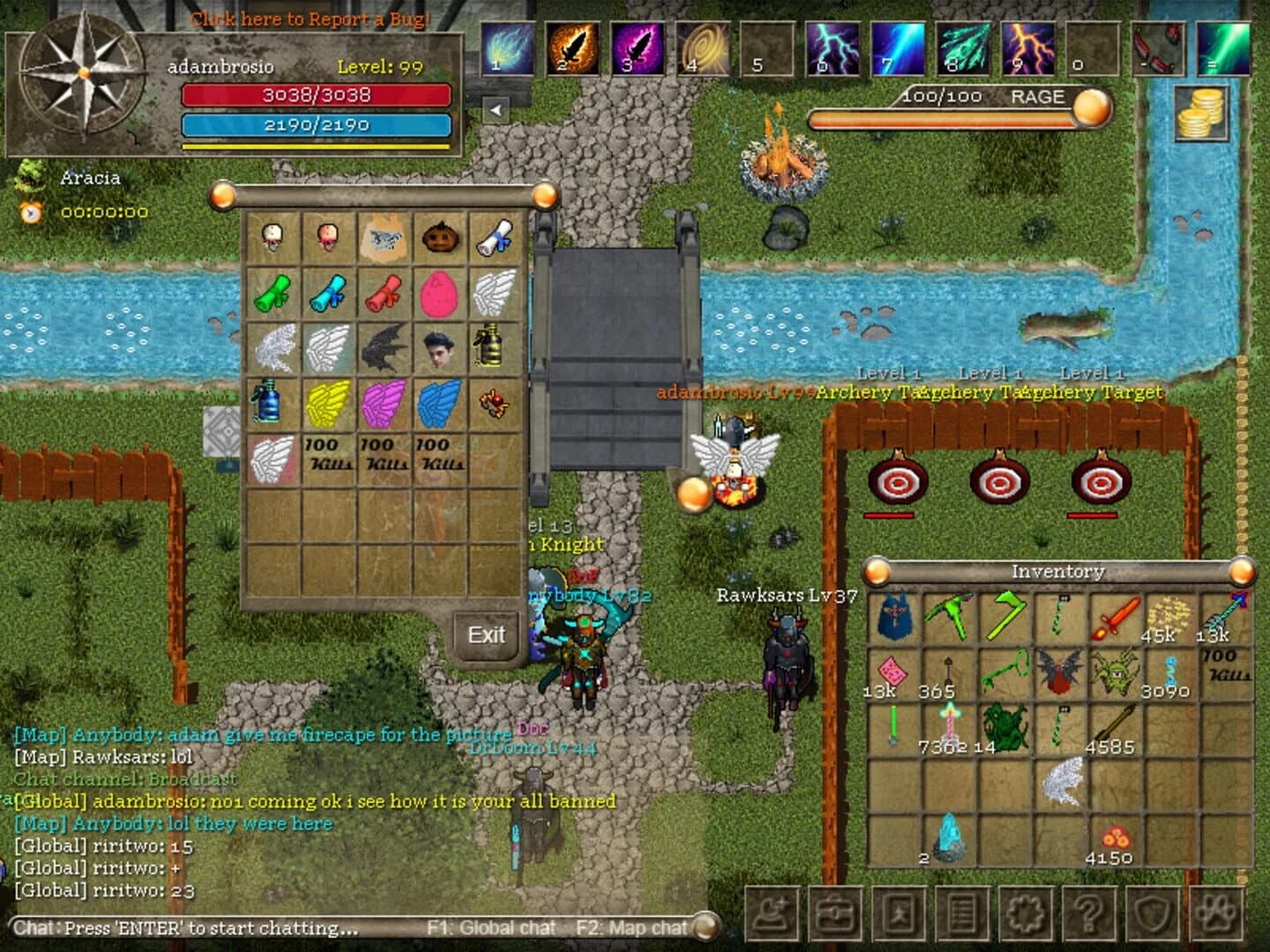 Orake 2D MMORPG screenshot 3