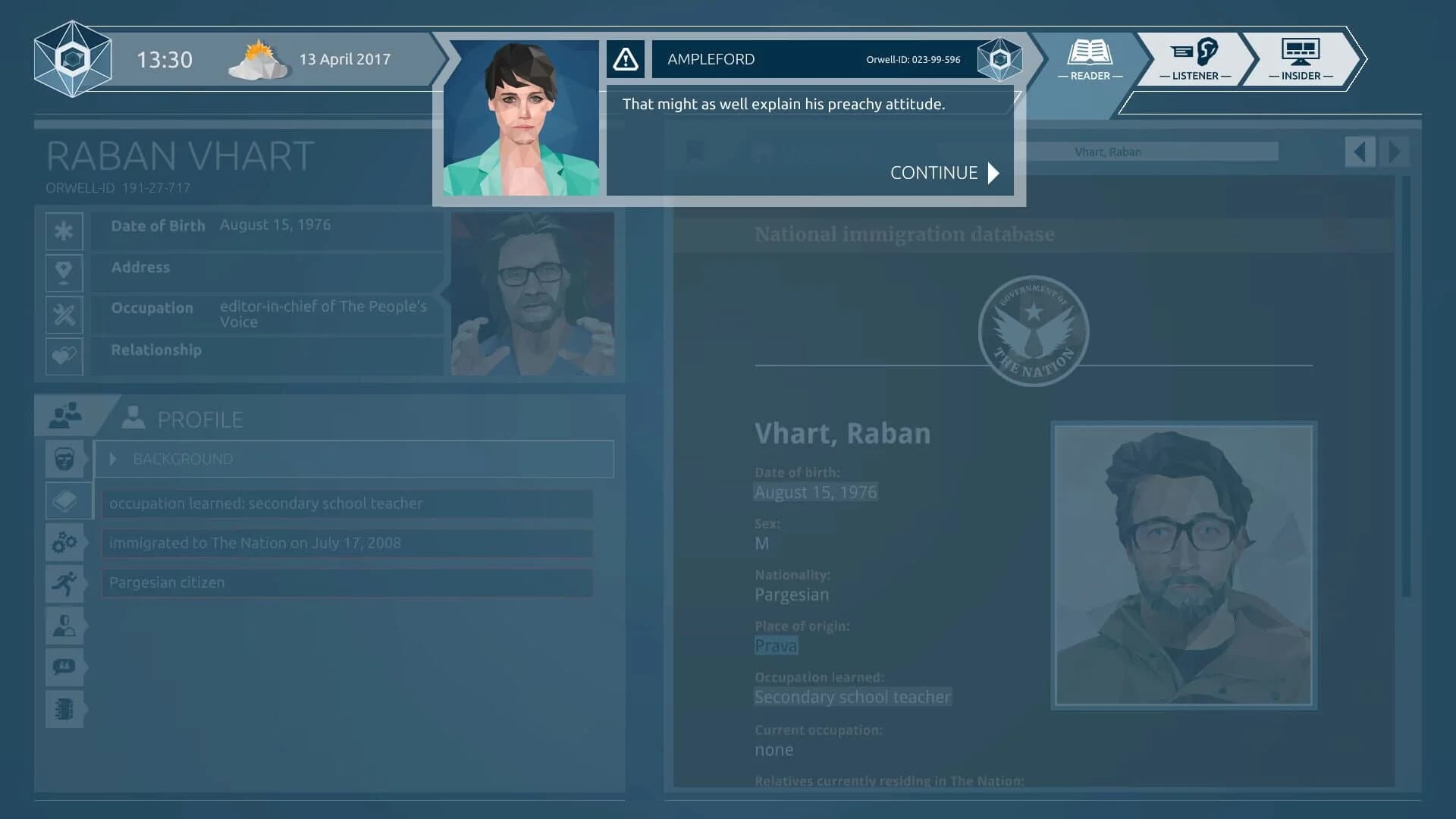 Orwell: Ignorance is Strength screenshot 1