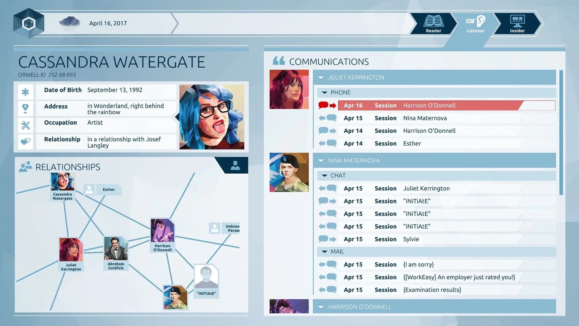 Orwell: Keeping an Eye on You screenshot 5