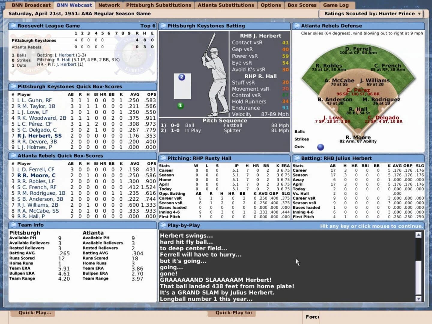 Out of the Park Baseball 9 screenshot 3