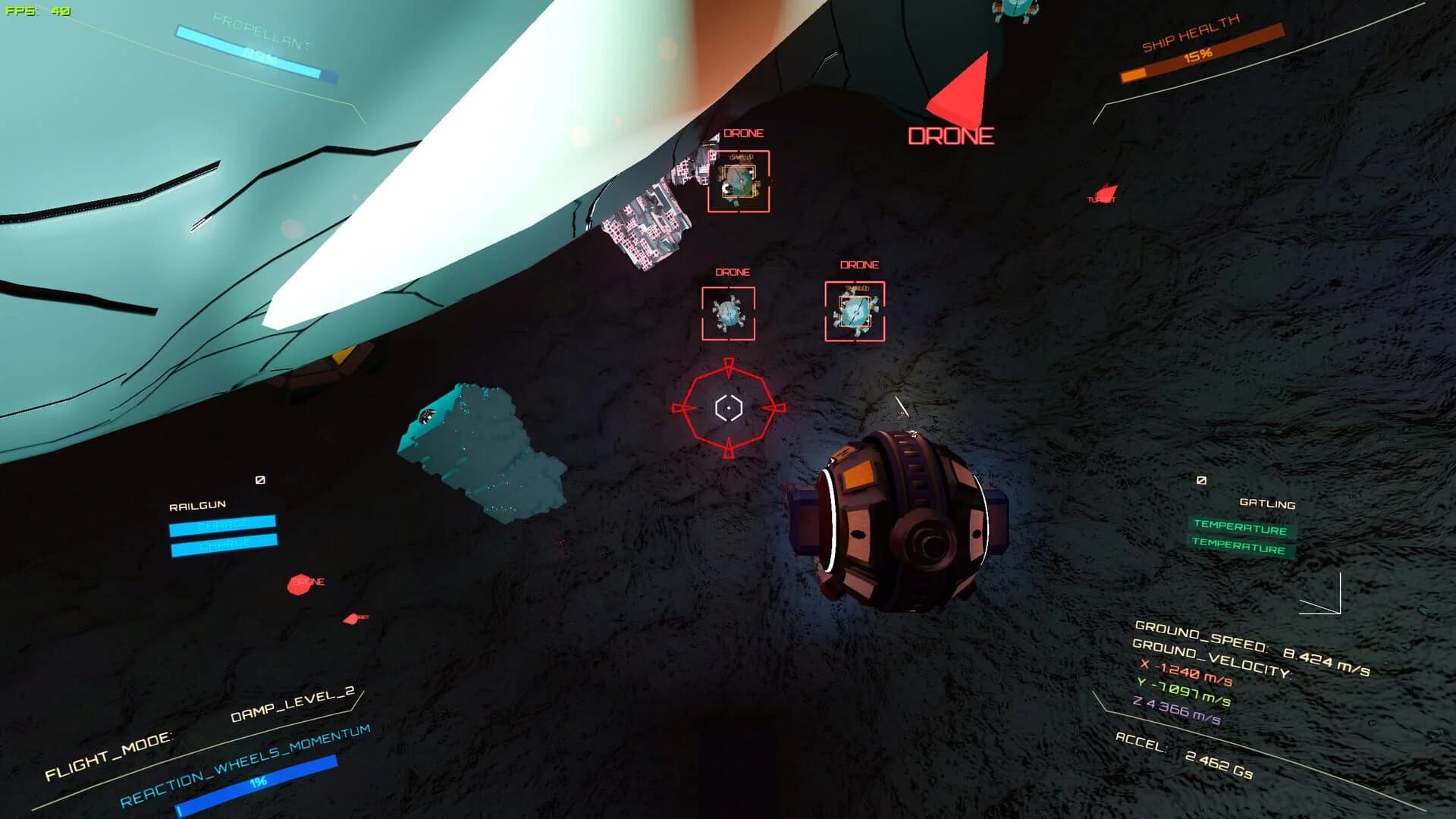 Outer Space: War Gears screenshot 1