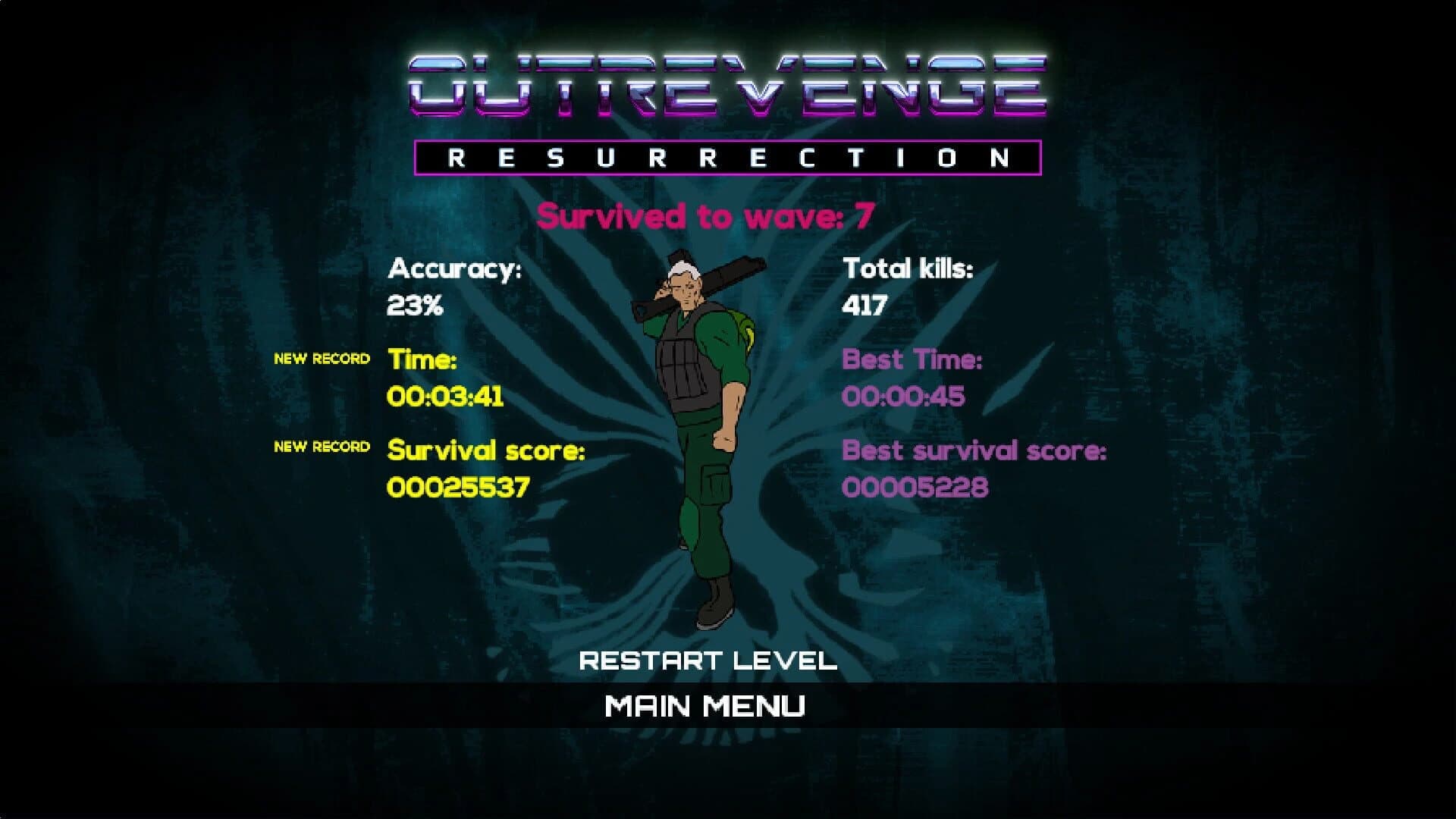 Outrevenge screenshot 4
