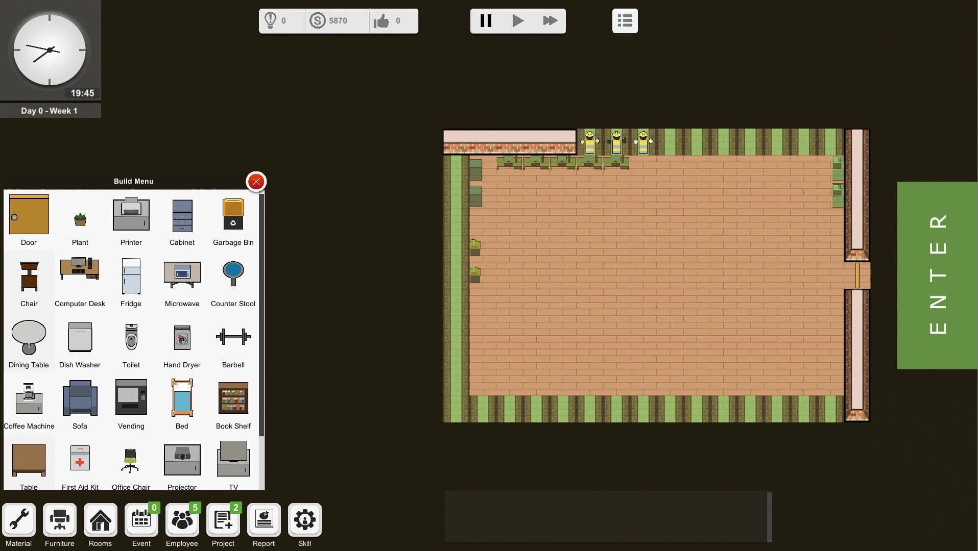 Outsourcing: IT company simulator screenshot 1