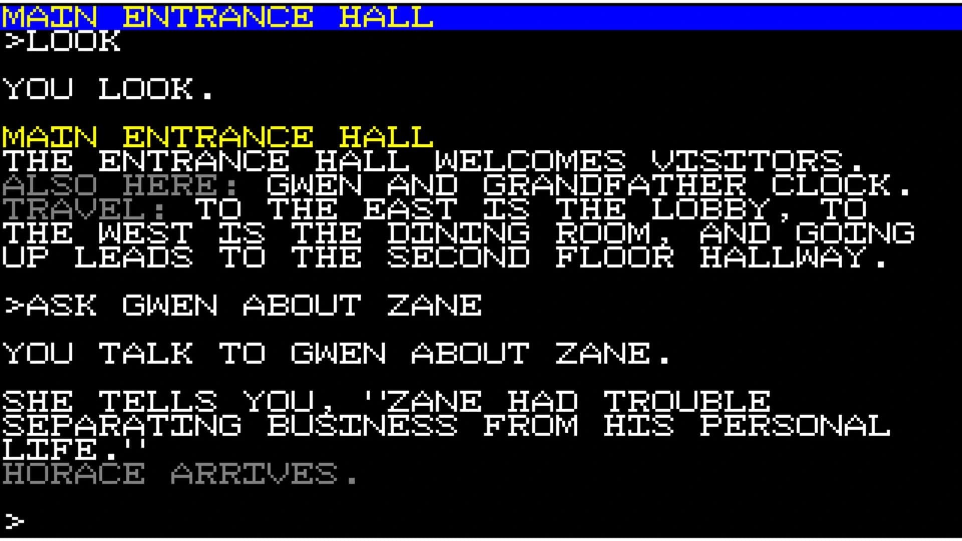 Ozapell Mystery Text Adventure screenshot 1