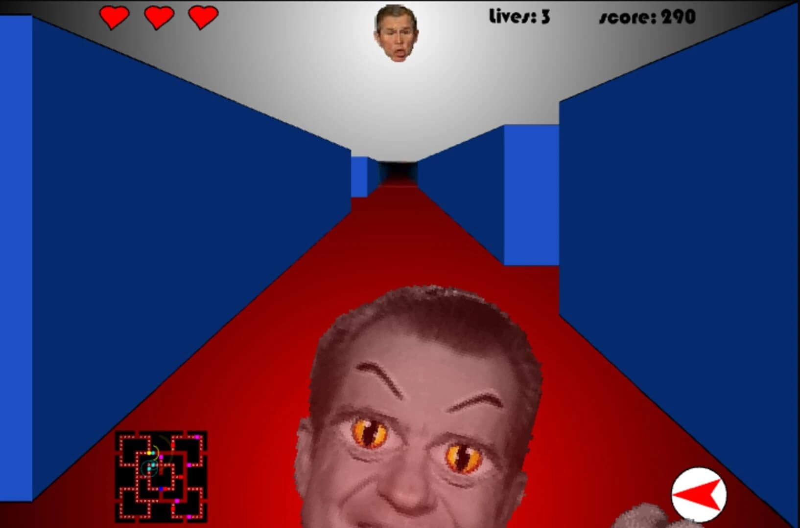 Pac-Man 3D: White House Edition screenshot 1