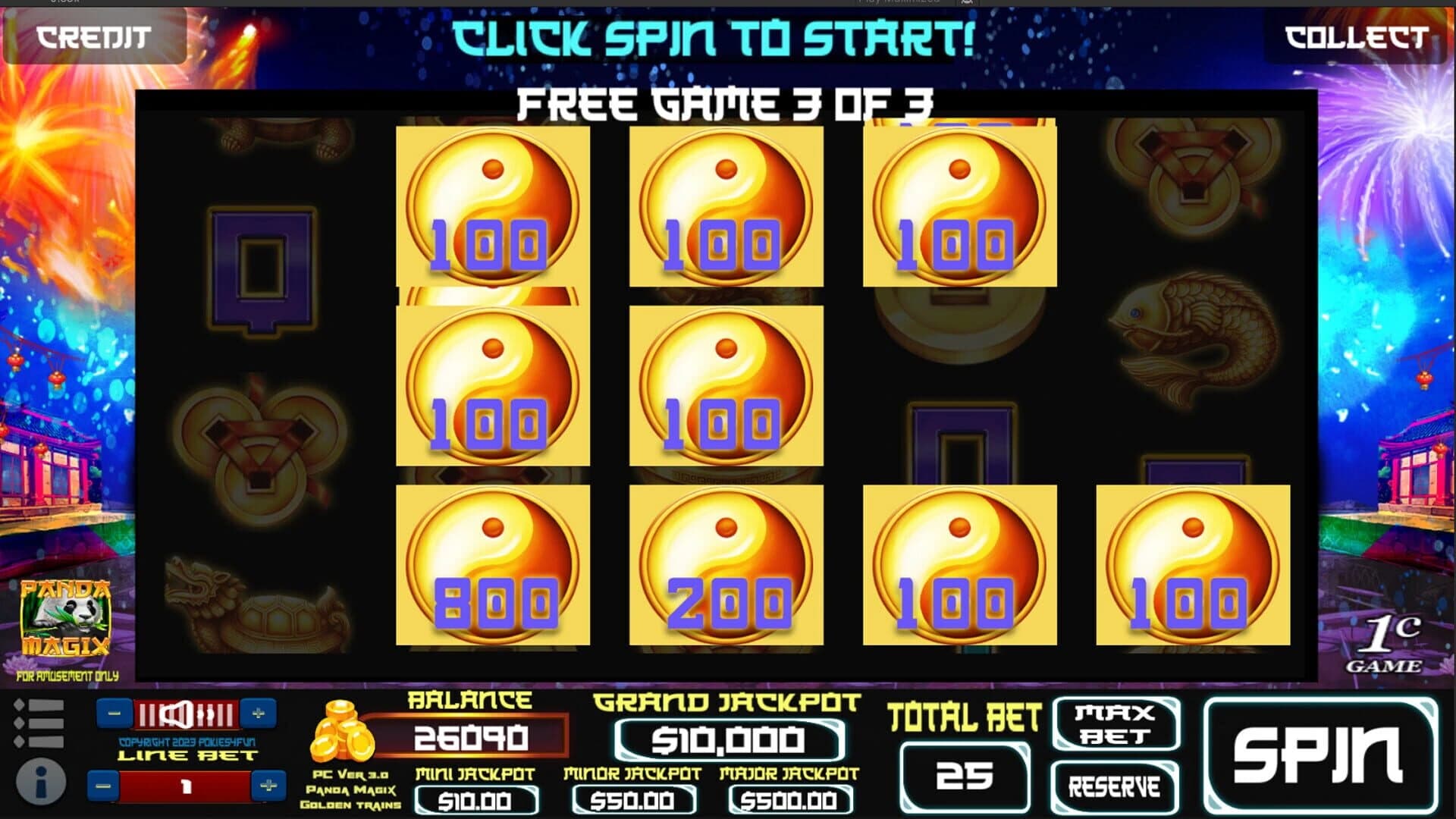 Panda Magix: Golden Trains Edition - Slots screenshot 4
