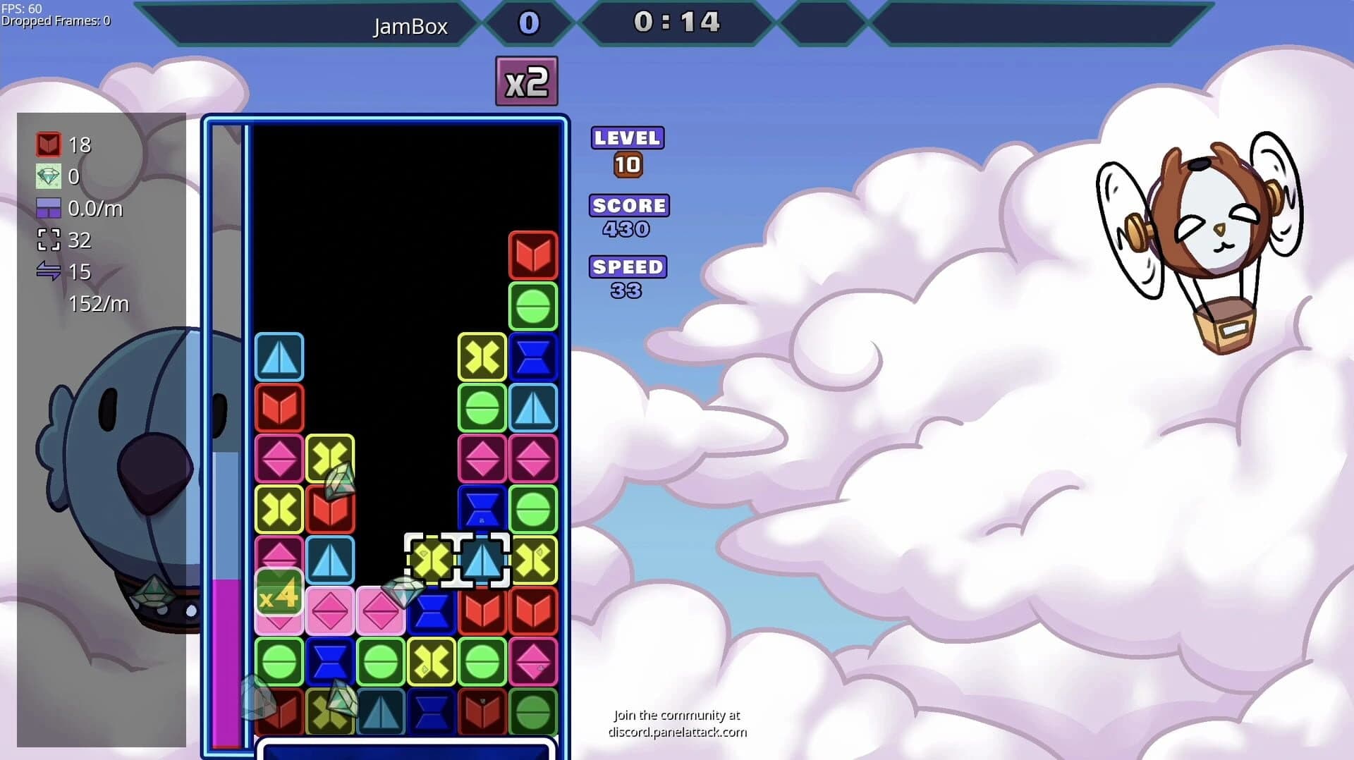 Panel Attack screenshot 1