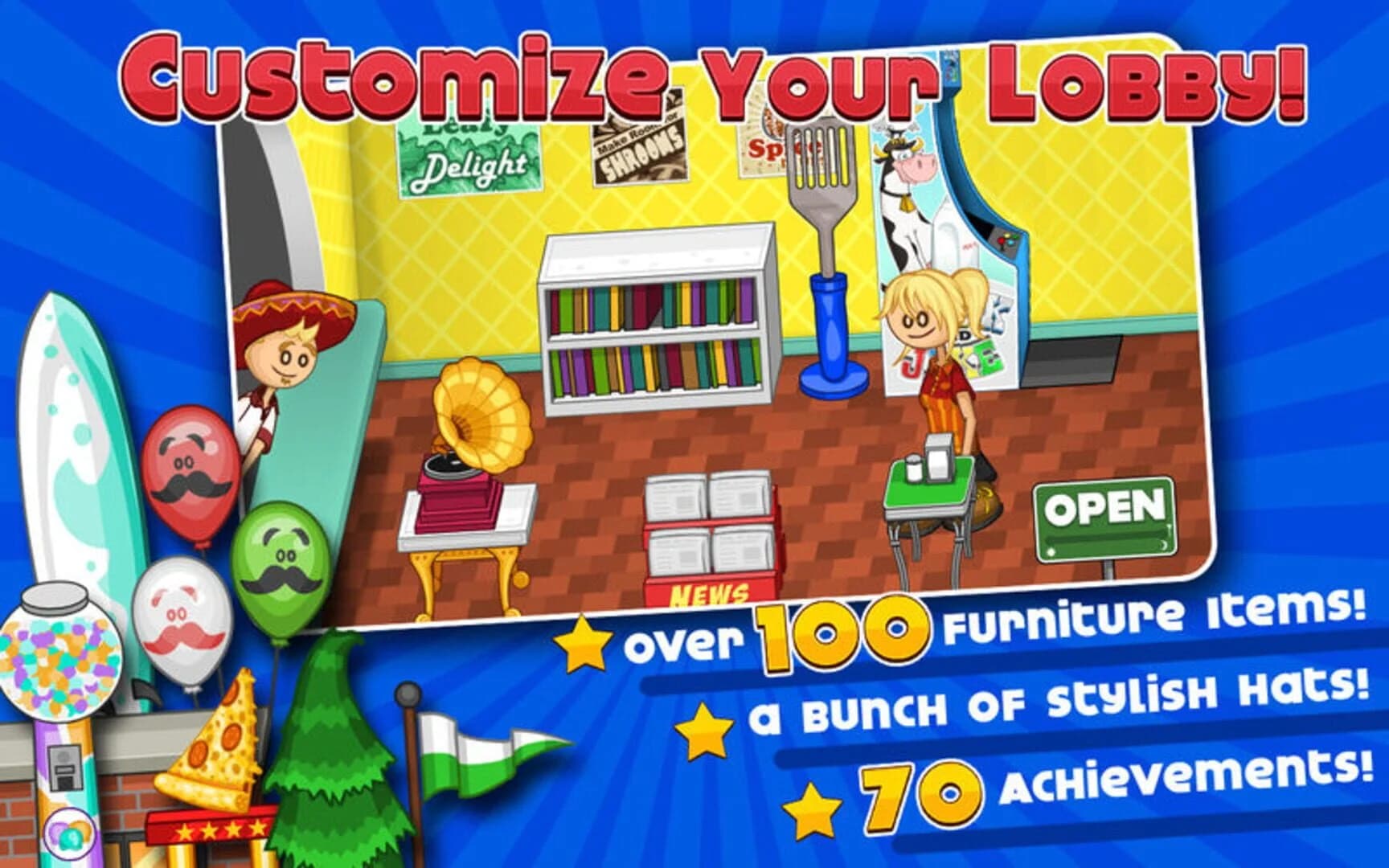 Papa's Burgeria HD screenshot 4