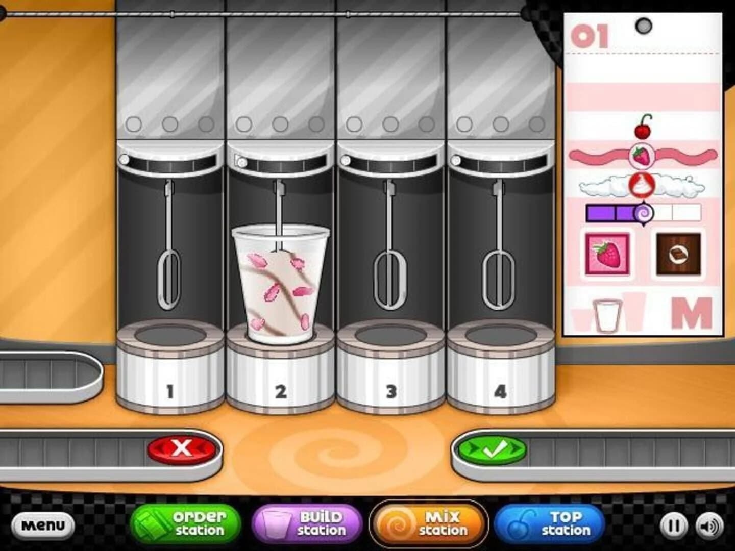 Papa's Freezeria screenshot 1