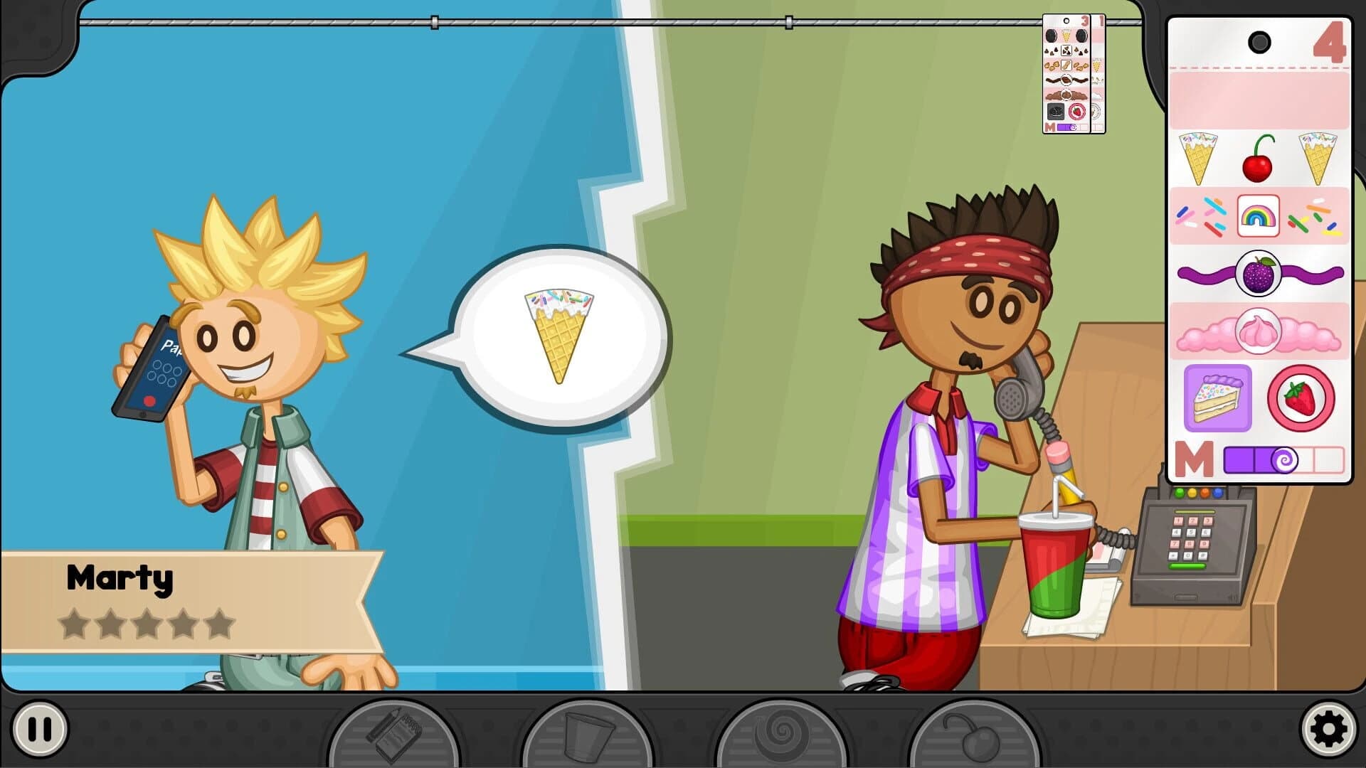 Papa's Freezeria Deluxe screenshot 2