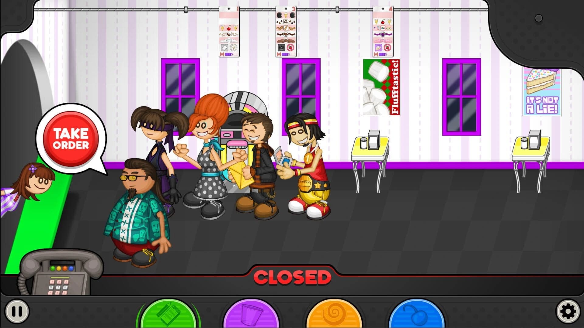 Papa's Freezeria Deluxe screenshot 1