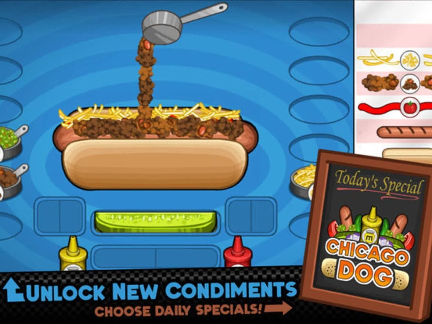 Papa's Hot Doggeria HD screenshot 2