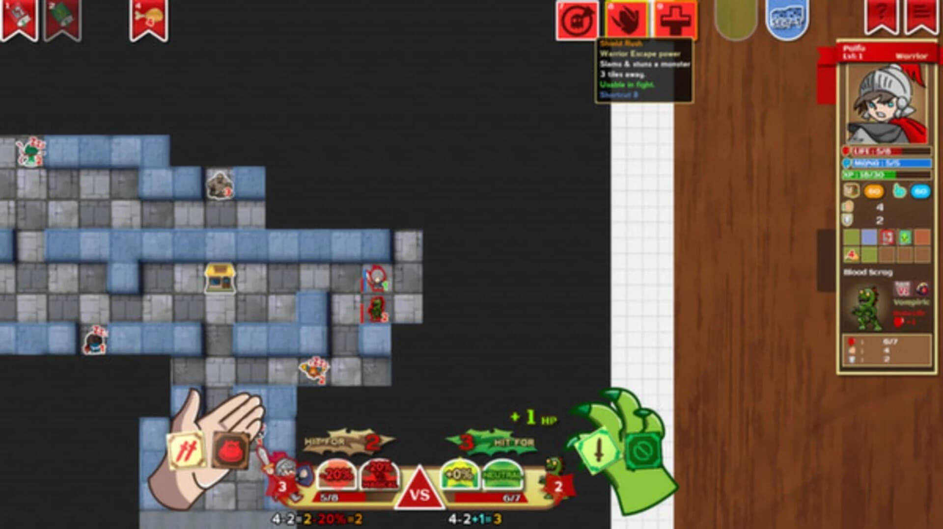 Paper Dungeons screenshot 1