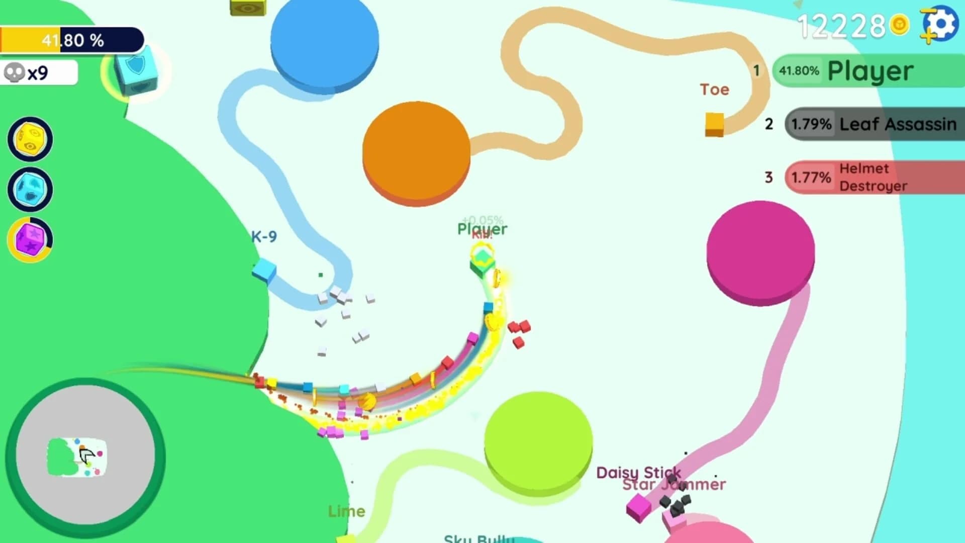 Paper io 2 screenshot 1