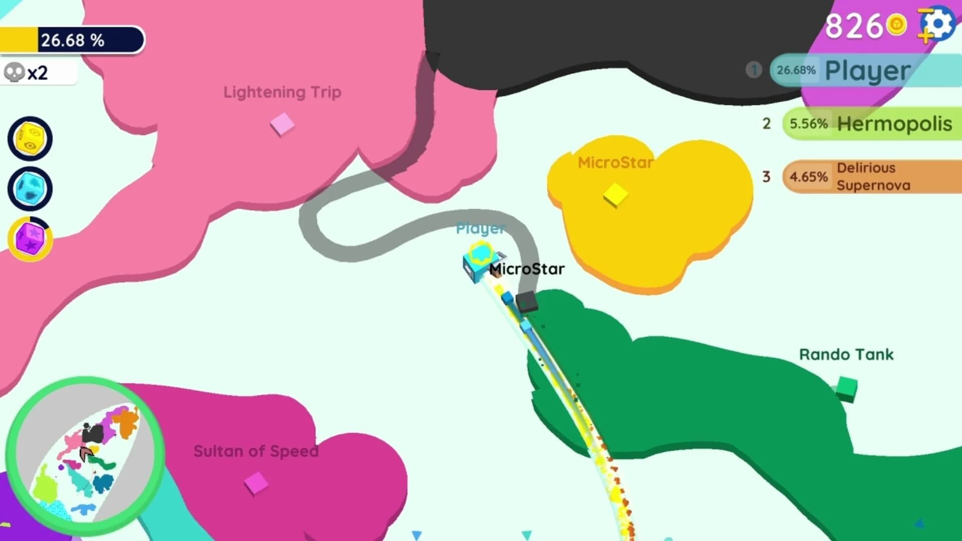 Paper io 2 screenshot 4