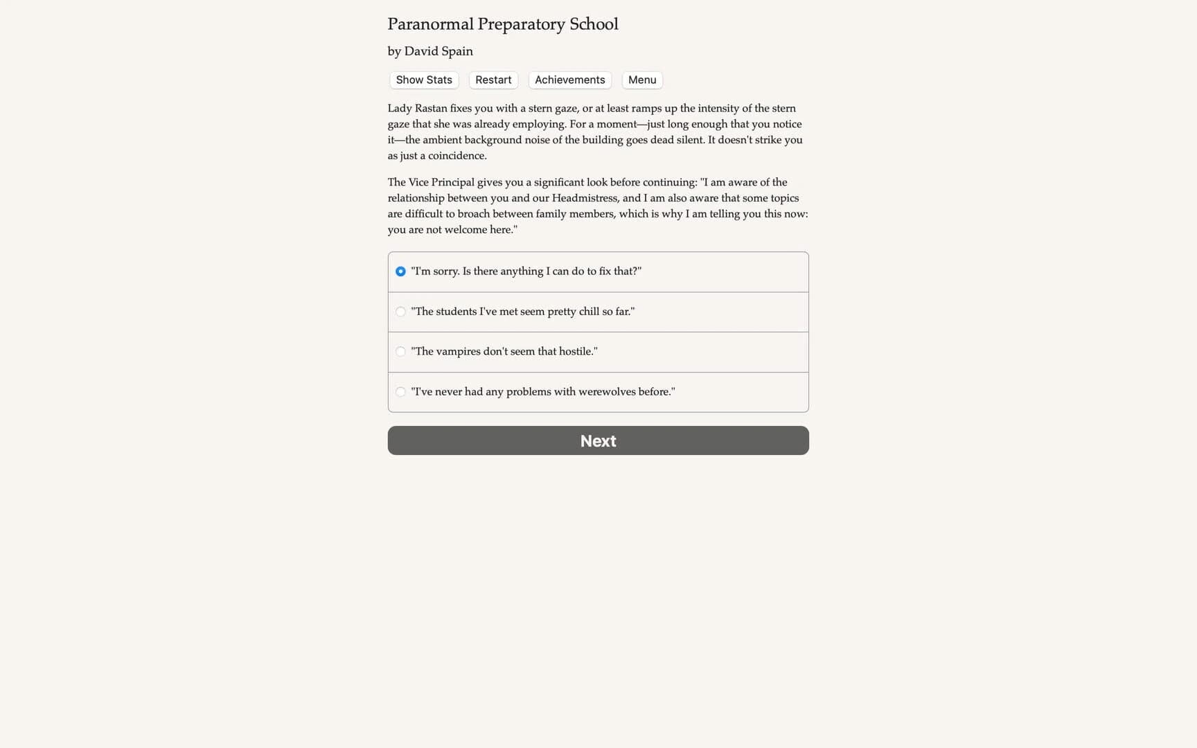 Paranormal Preparatory School screenshot 2