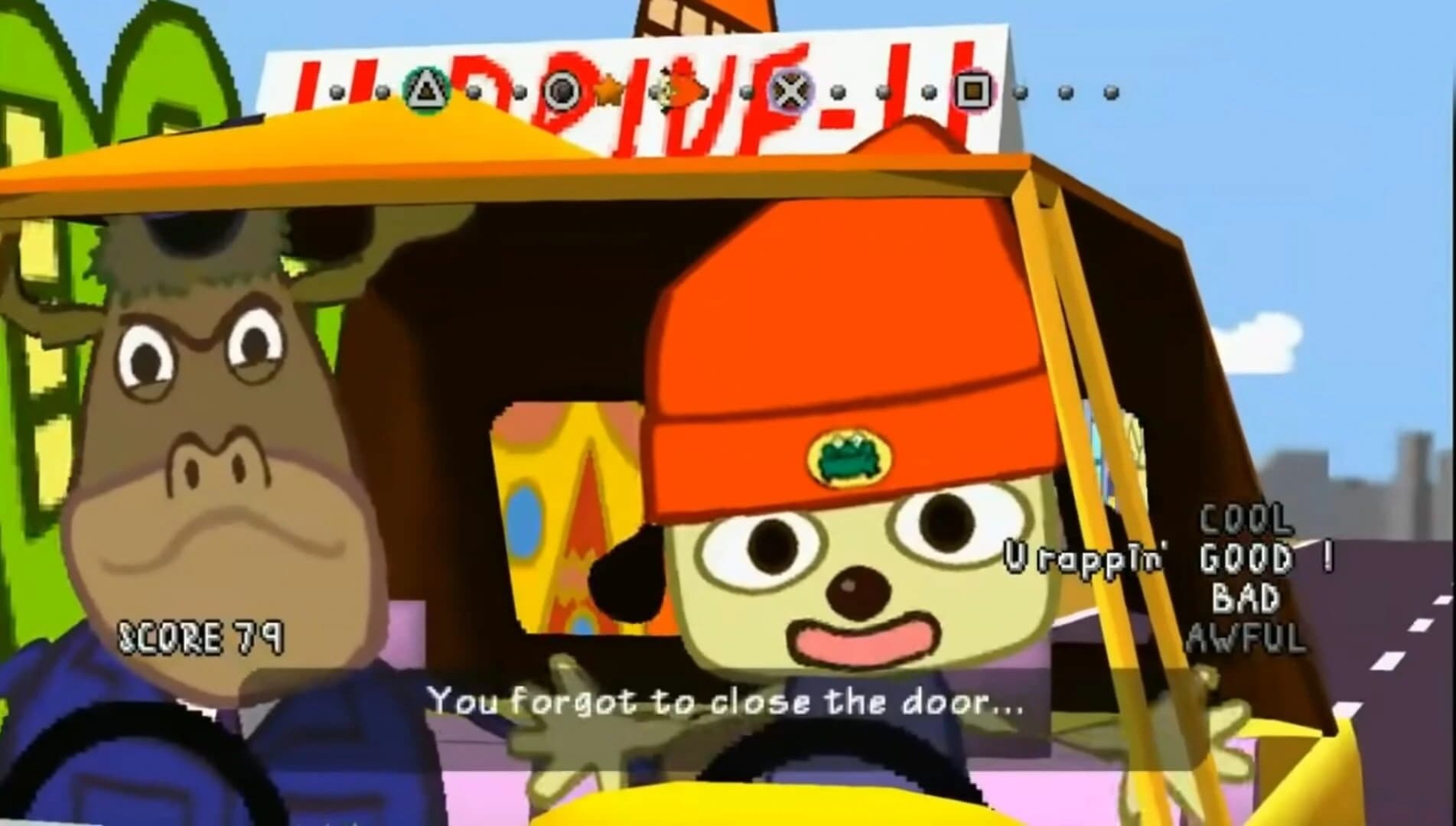PaRappa the Rapper screenshot 2