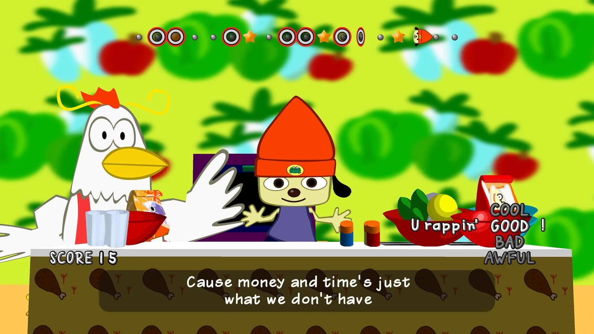 PaRappa the Rapper Remastered screenshot 2