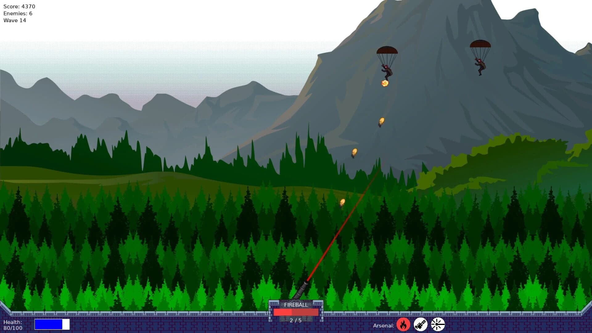 Paratroopers Raid screenshot 1
