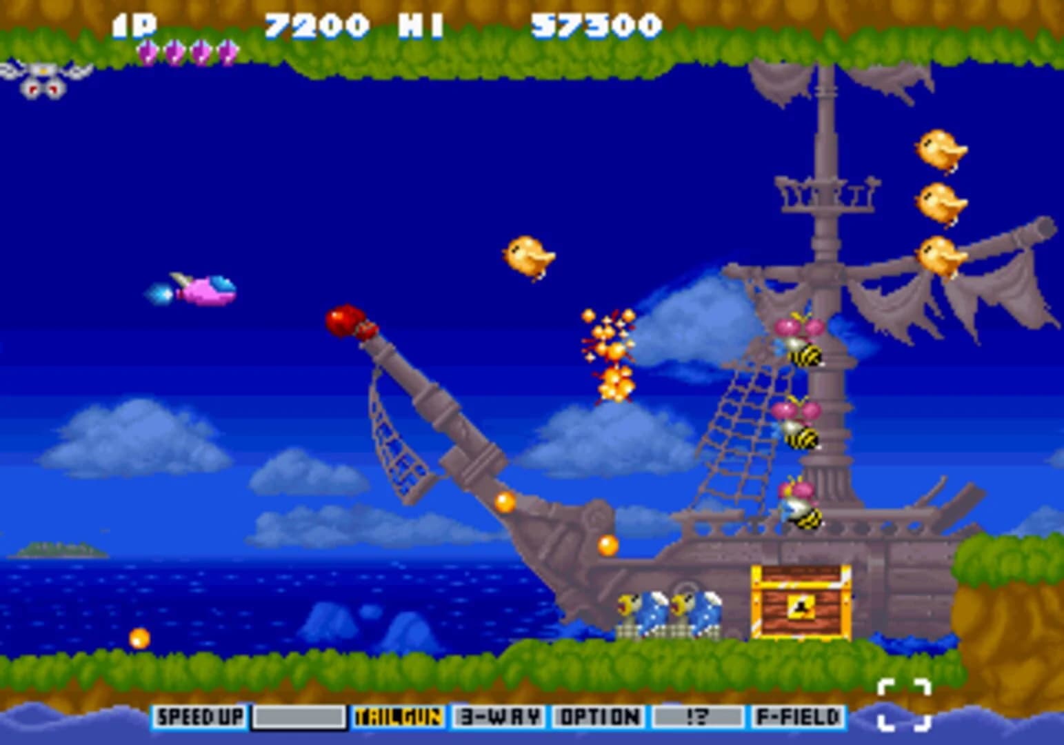 Parodius screenshot 1