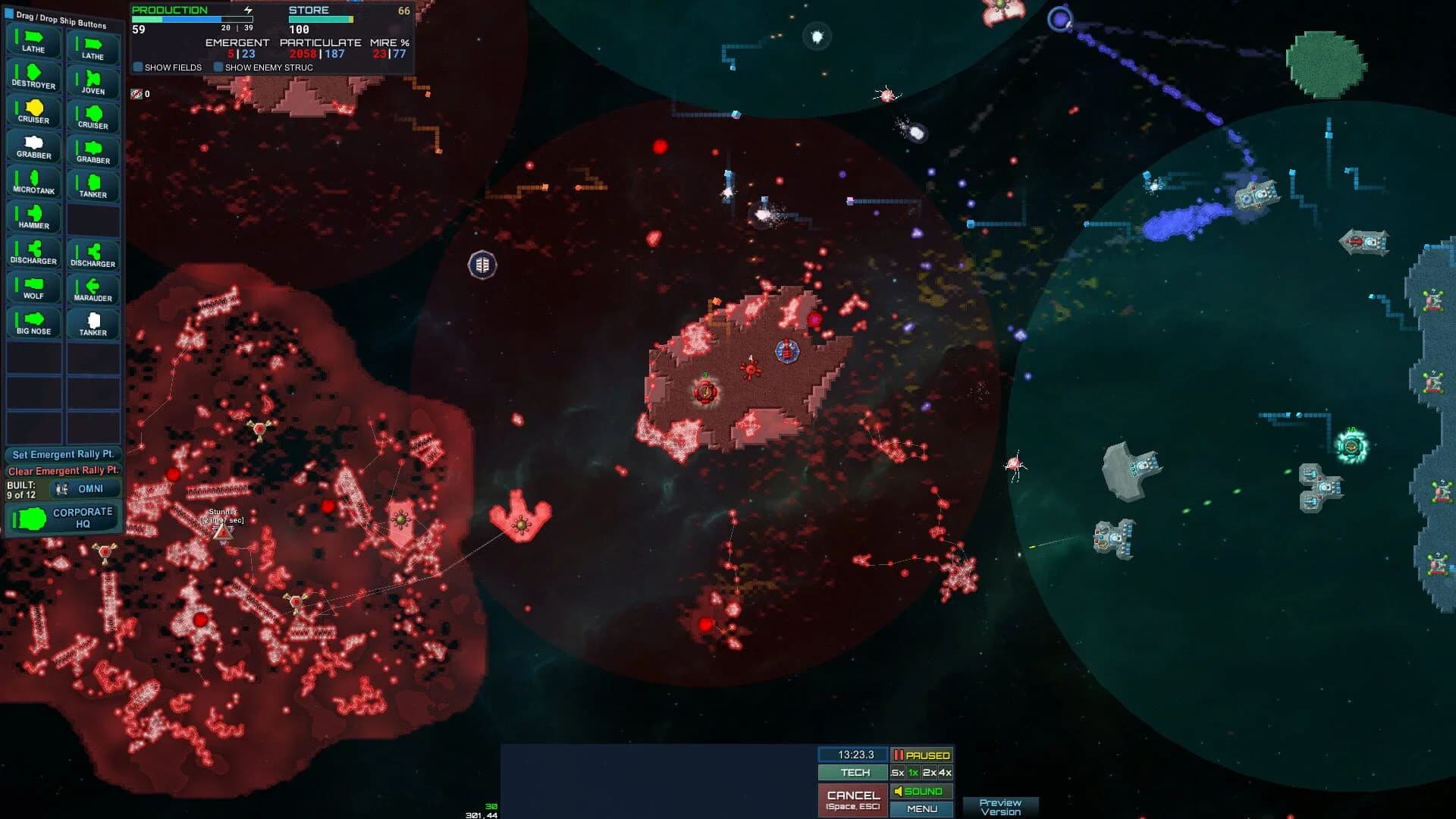 Particle Fleet: Emergence screenshot 1