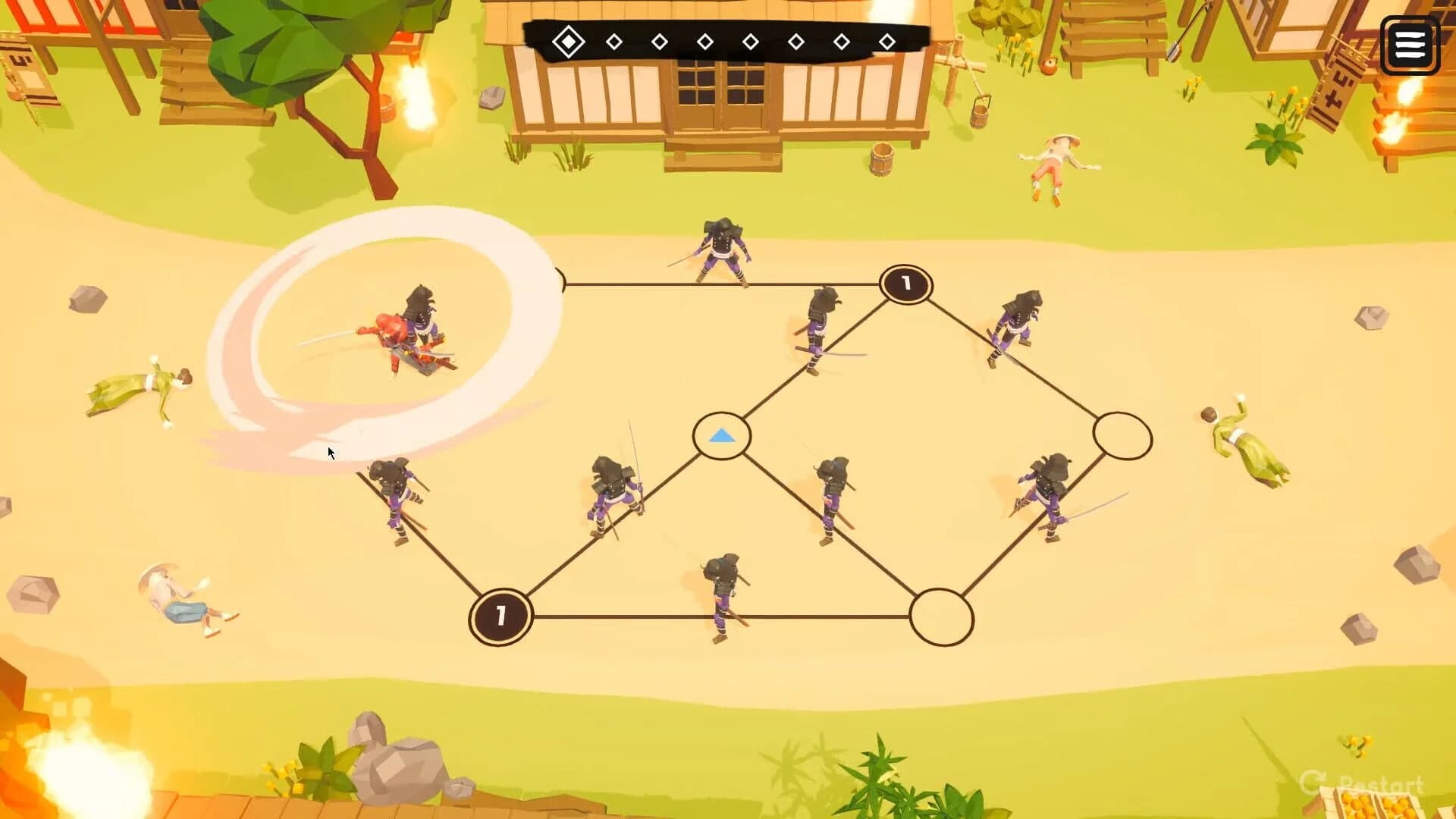 Paths of Fight: Samurai screenshot 3