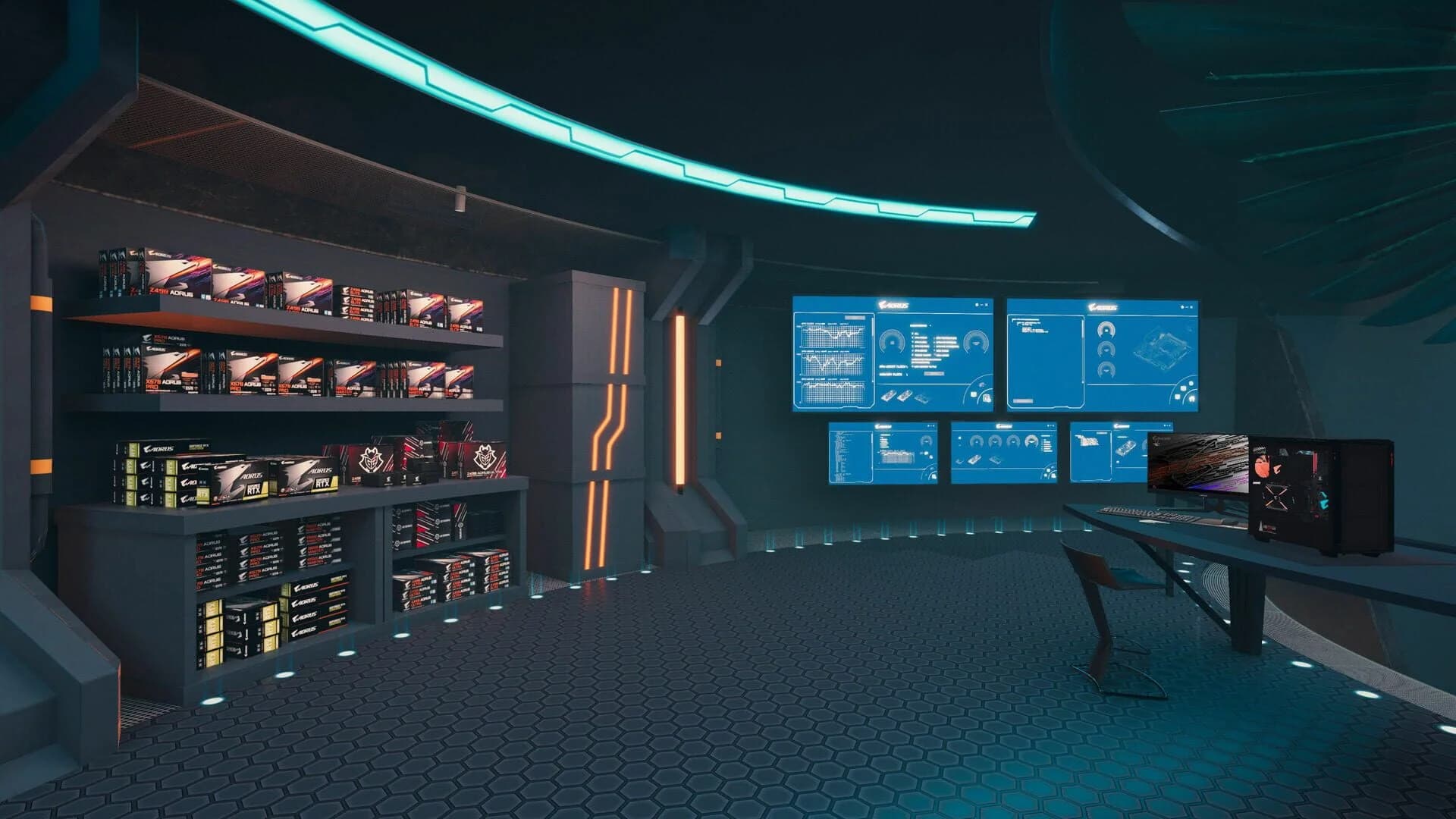 PC Building Simulator: Aorus Workshop screenshot 5