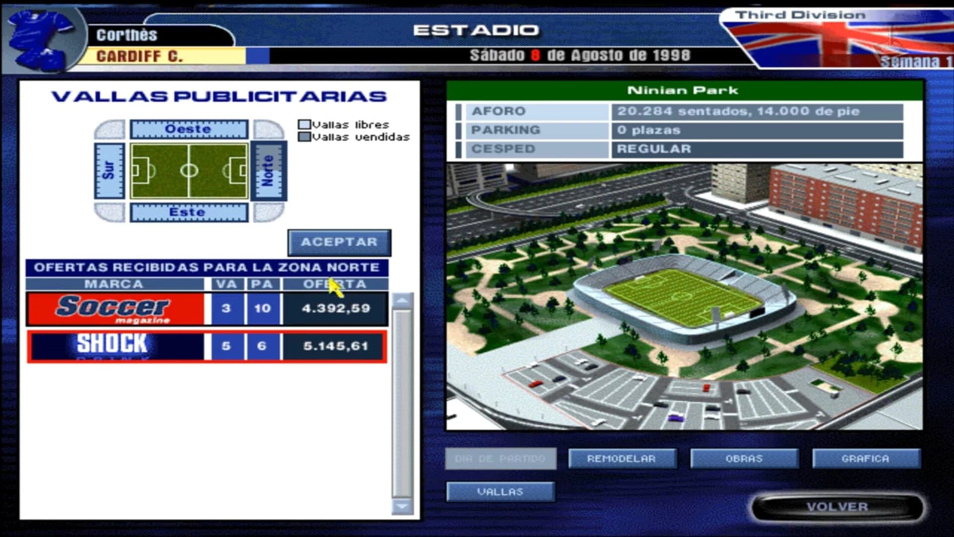 PC Fútbol 7 screenshot 3