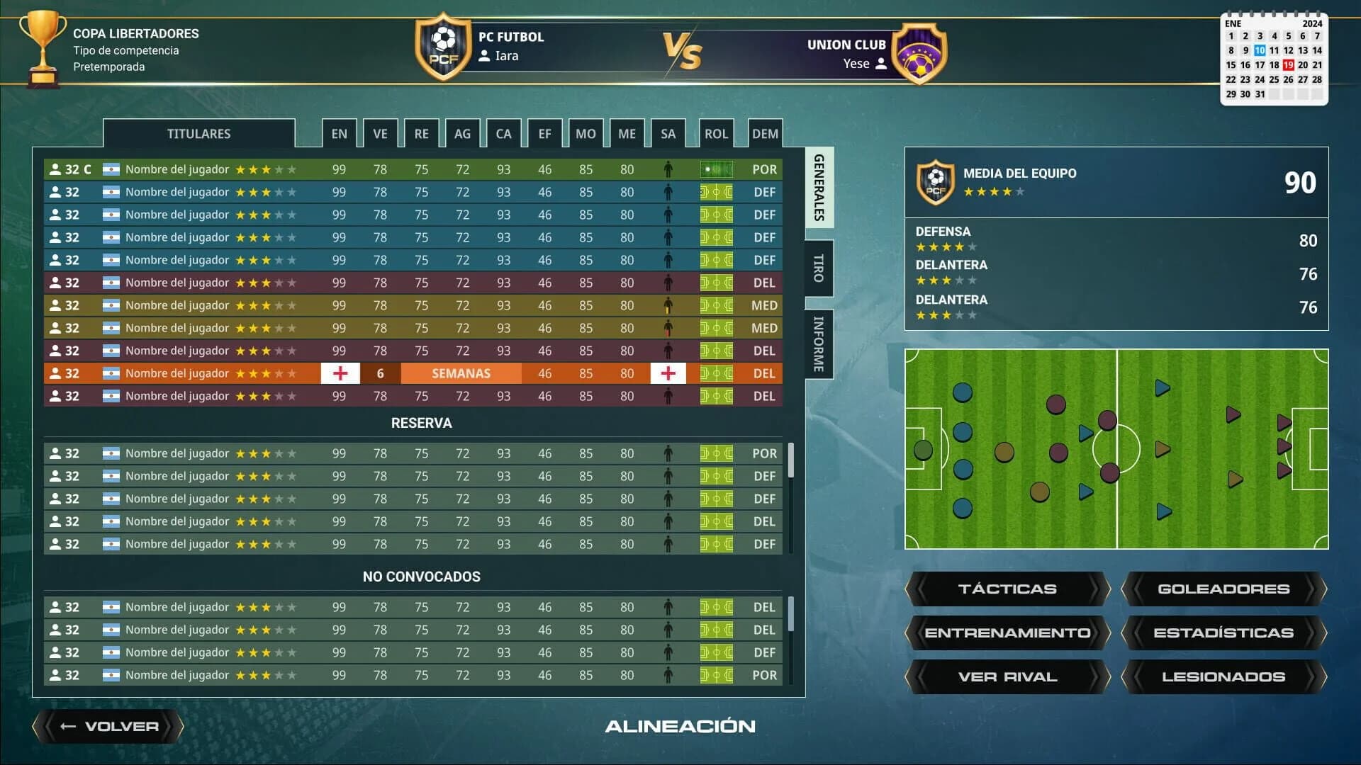 PC Futbol 8 screenshot 4